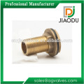 1/2 Inch Brass/ Nickel plated /Chrome plated, nautre Yellow thread Brass Adapter with flange for tank
